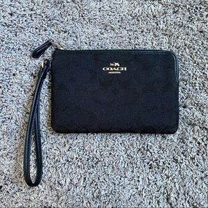 Coach Black Wristlet